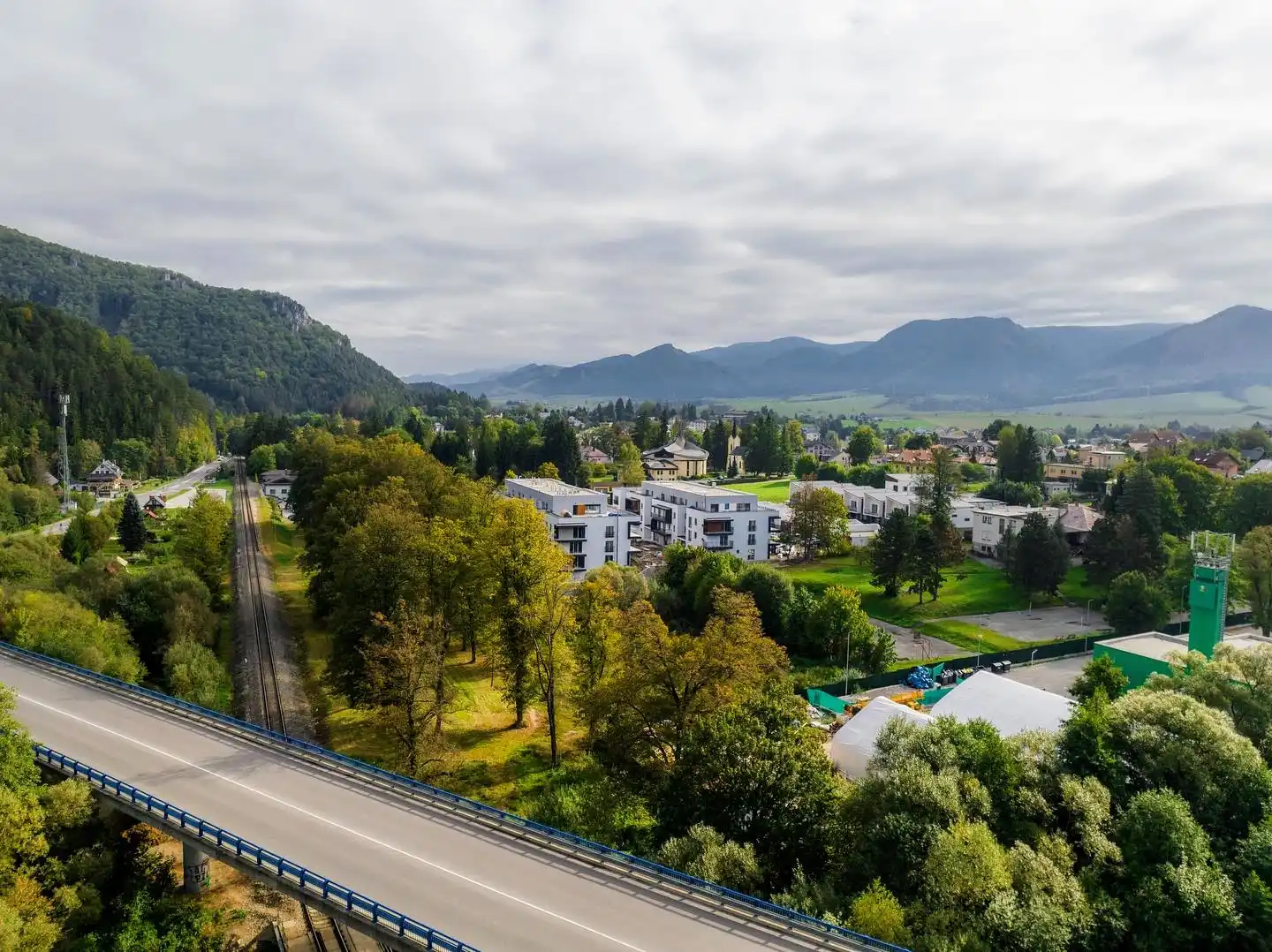 Pohľad na apartmán z vonku